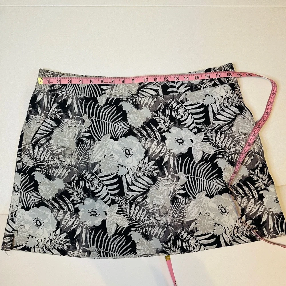 Women’s COLUMBIA PFG Sun Drifter Floral Skort Stretch Tropical Sz XL